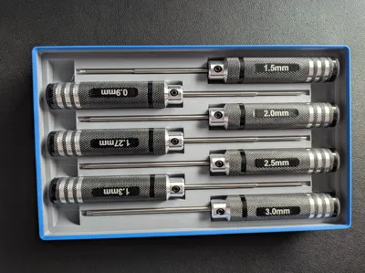Gridfinity Hex Screwdriver Storage