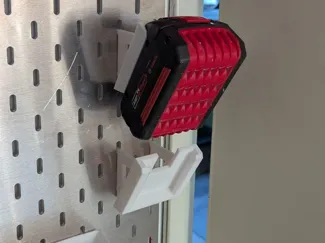 Ikea Skadis Akkuhalter Schräg Bosch 18V