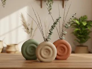 Bohemian Circle Vase