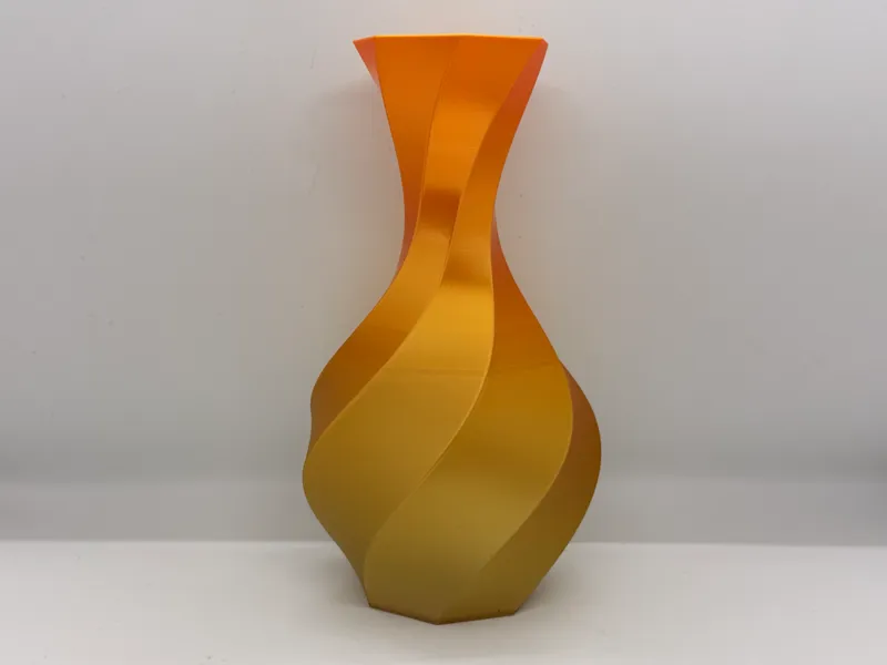 twisted polygon vase