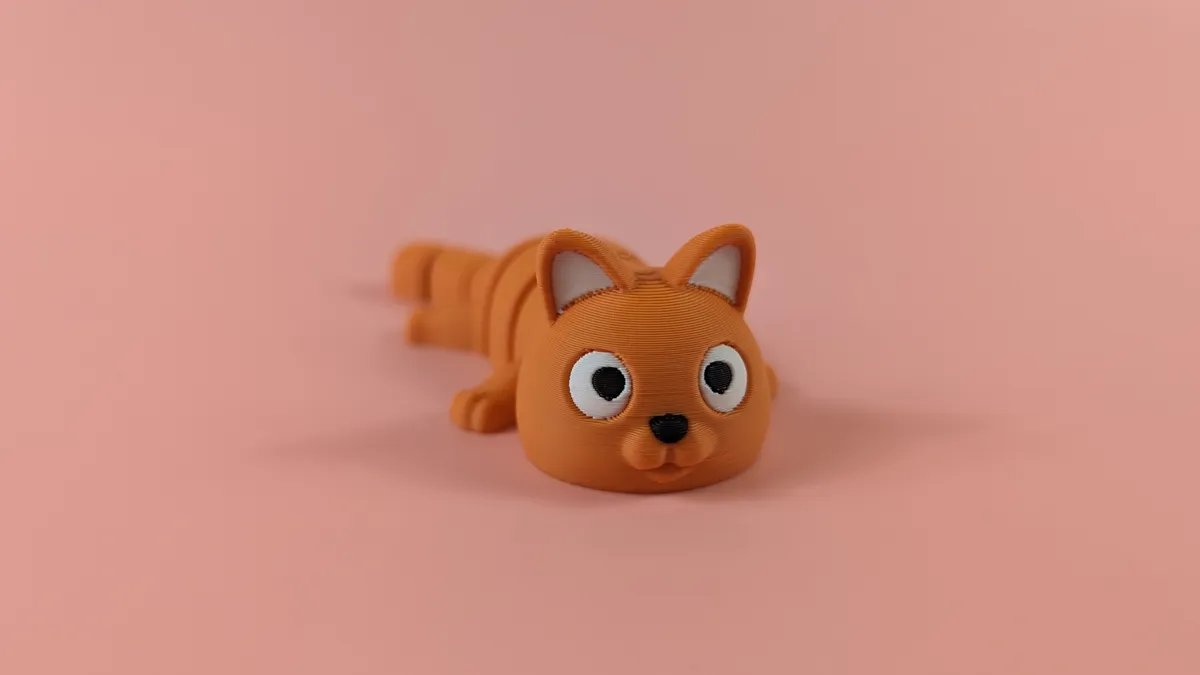 Cat - Articulated Figure Keychain by Biocraftlab MakerWorld: Download Free 3D Models - 3D model önizlemesi