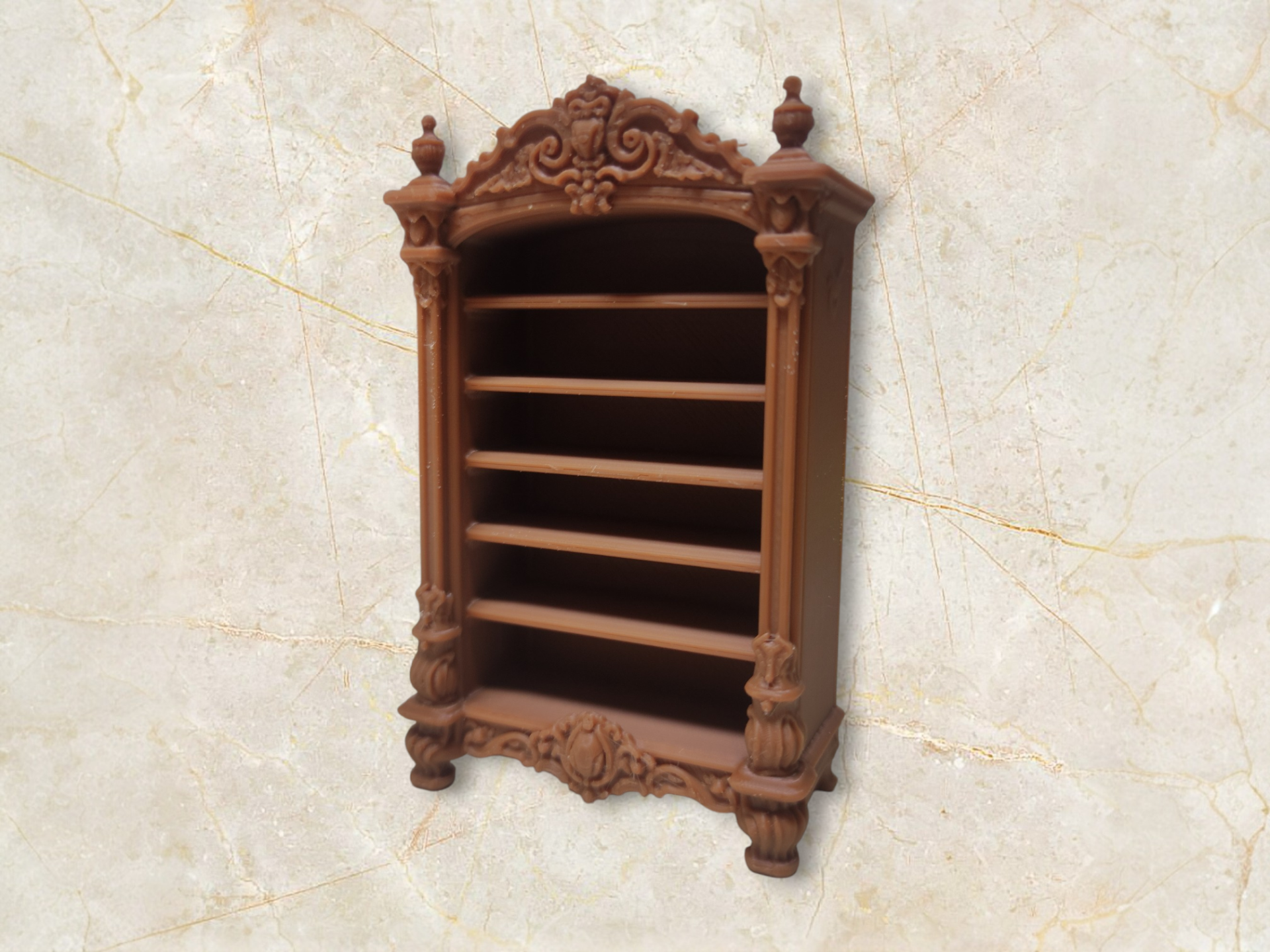 Miniature Victorian Bookshelf
