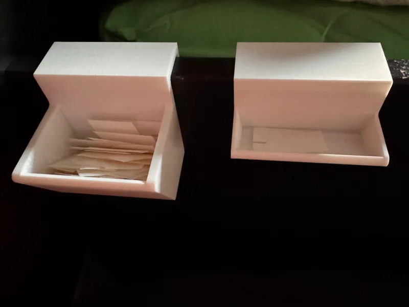 Small containers for hanging on an Ikea bed