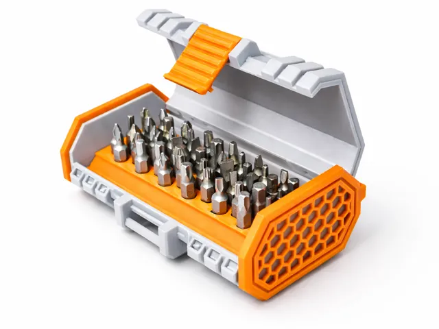 Compact Screwdriver Bit Case
