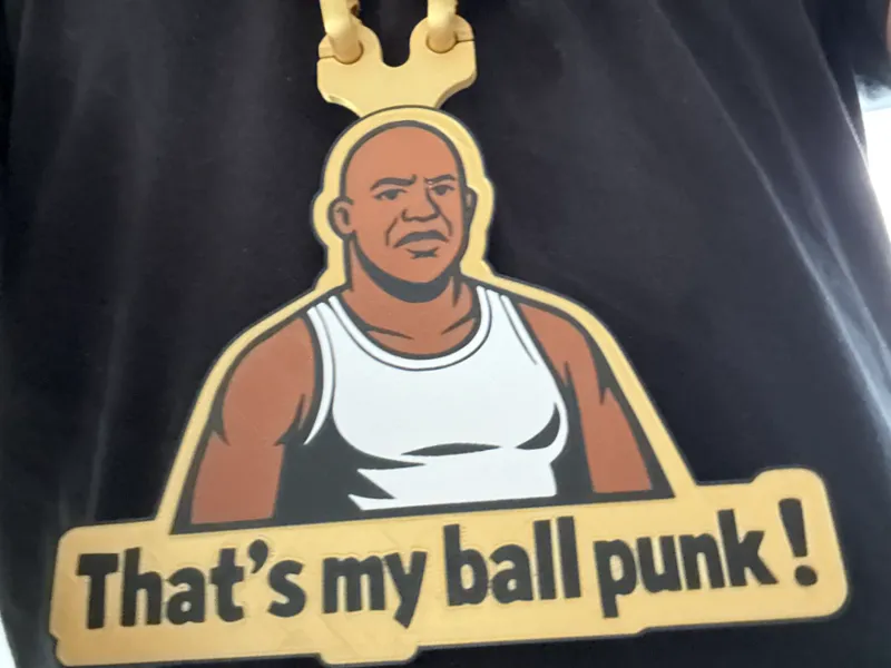 Deebo turnover chain pendant