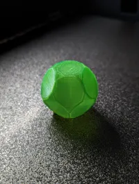 Sphère low poly - dodécaèdre tronqué — photo 4