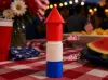 Blue - White - Red Rocket