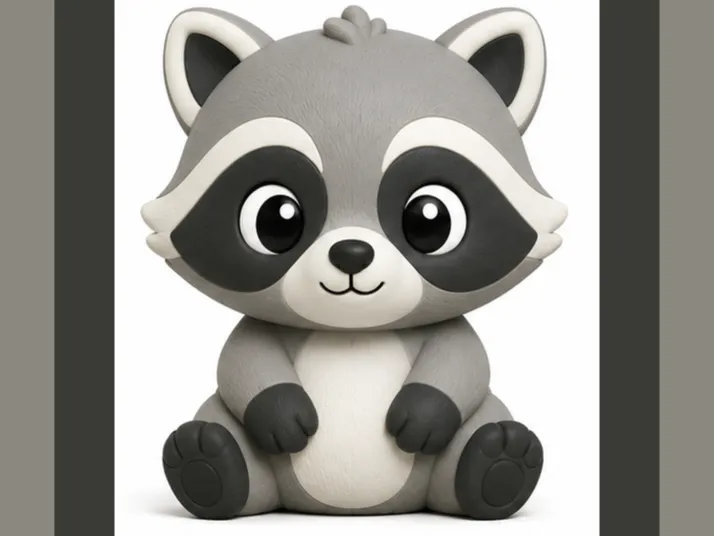 Cute Baby Raccoon