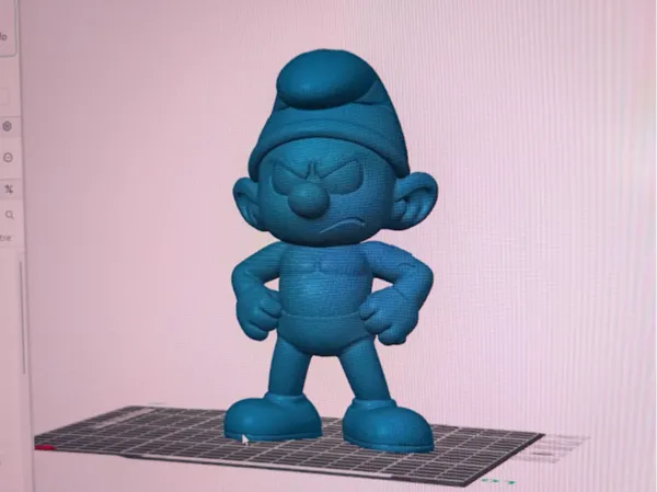 Figurine Schtroumpf costaud