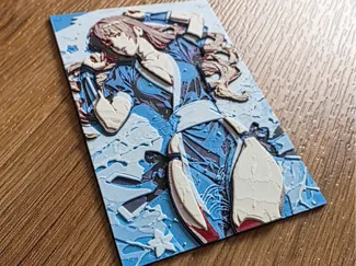 MTG Commander Deckbox Inlay - Kasumi Dead or Alive