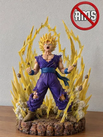 Accesorio para impresora 3D: Gohan Super Saiyan 2° Livello — vista de referencia 2