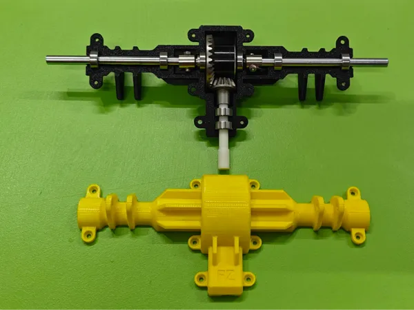 Boîtier de différentiel métallique pour Wltoys 144001