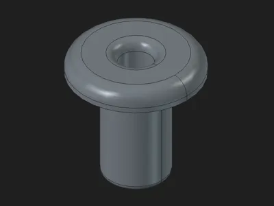 Grommet for 1/4 inch fridge water line