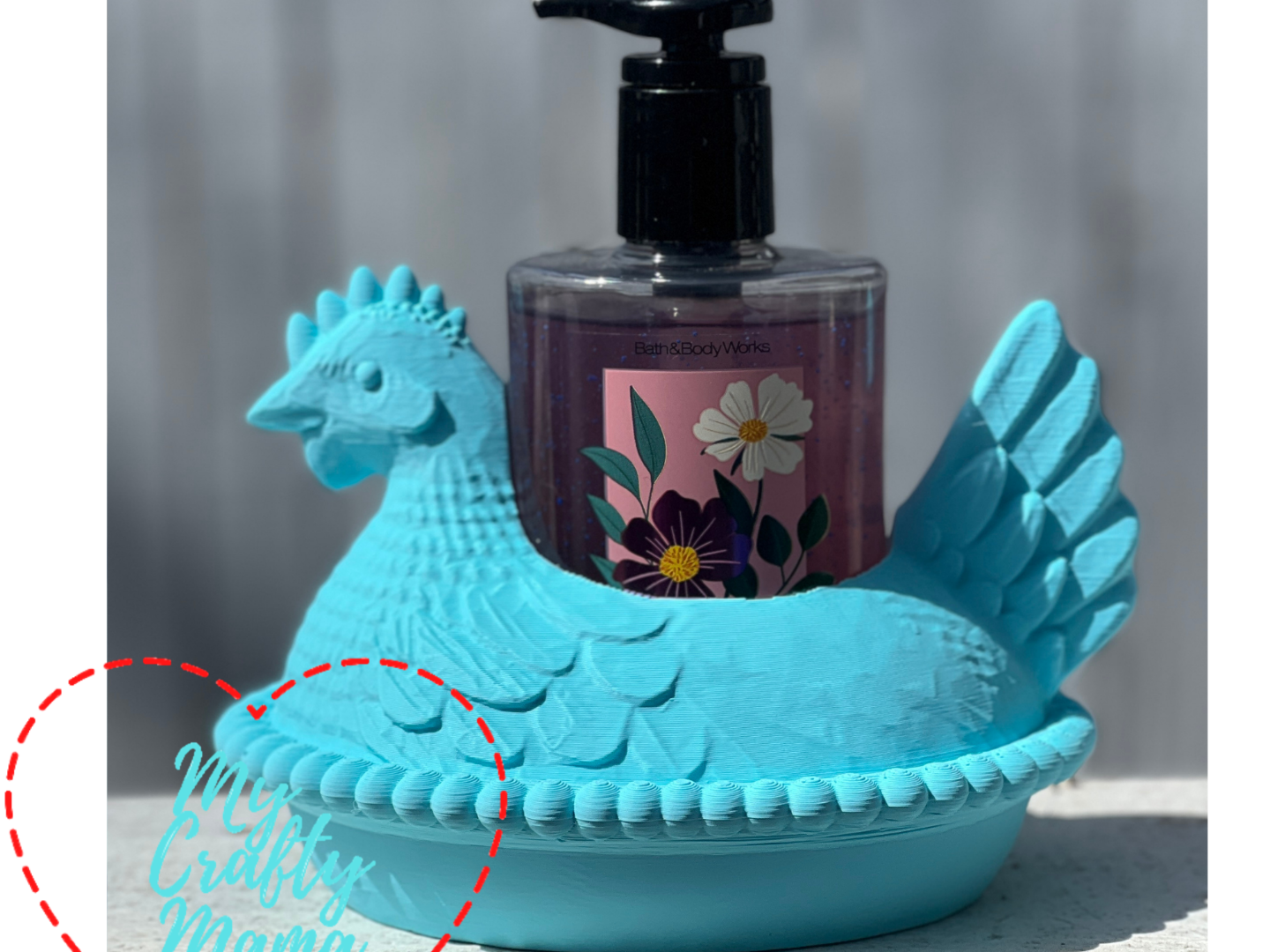 Hen on nest Bath and Body Works Antibacterial Gel 