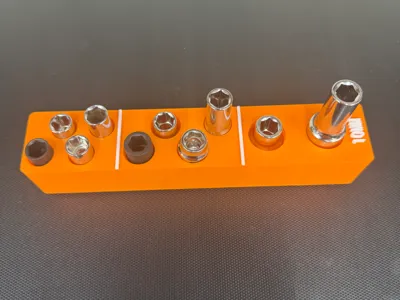 Pittsburgh 10MM Socket Holder Gridfinity