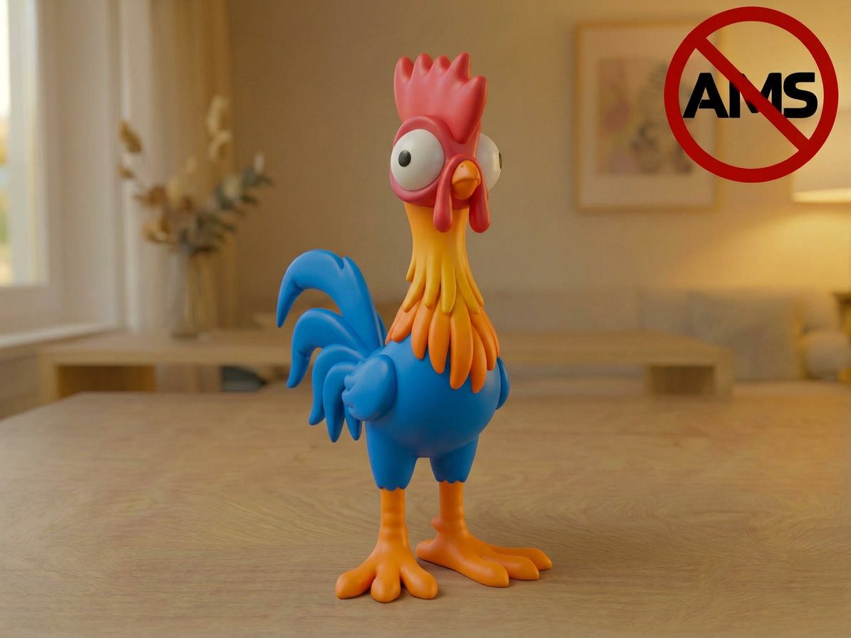 Hei Hei – Figurine (AMS + No AMS Versions) - 1