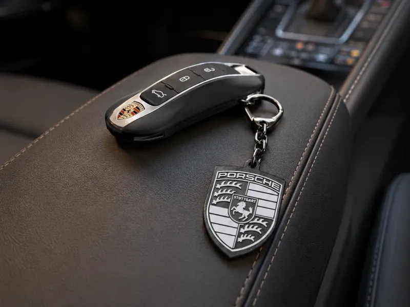 Porsche Wappen Schlüsselanhänger / Keychain
