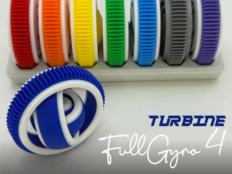 FullGyro4 Turbine Fidget Spinner