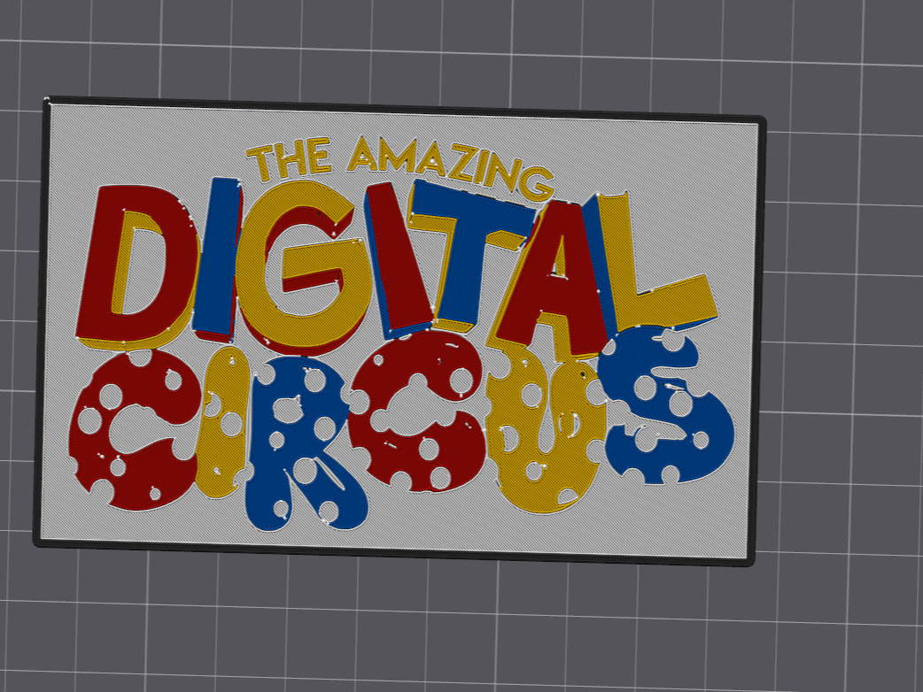 Amazing Digital Circus Sign