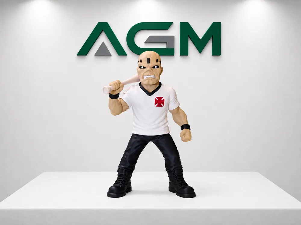 Accesorio para impresora 3D: Eddie - Força Jovem Vasco | Multipartes. Referencia del modelo original.