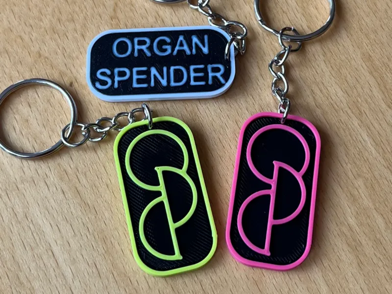 Anhänger Organspender - Keychain Organ Donor