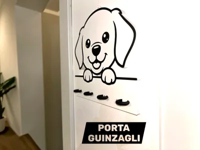 Cute Puppy Leash Holder