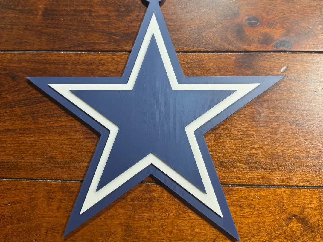 Logotipo de Colar Superdimensionado Dallas Cowboys por 3D River Designs ...