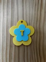 T - Flower Keychain
