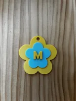 M - Flower Keychain