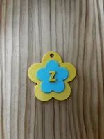 Z - Flower Keychain