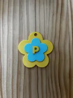 P - Flower Keychain