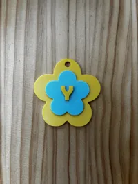 Y - Flower Keychain