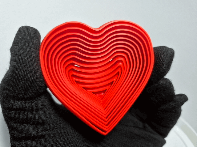 Living Heart Fidget | Kinetic Print-in-Place Heart