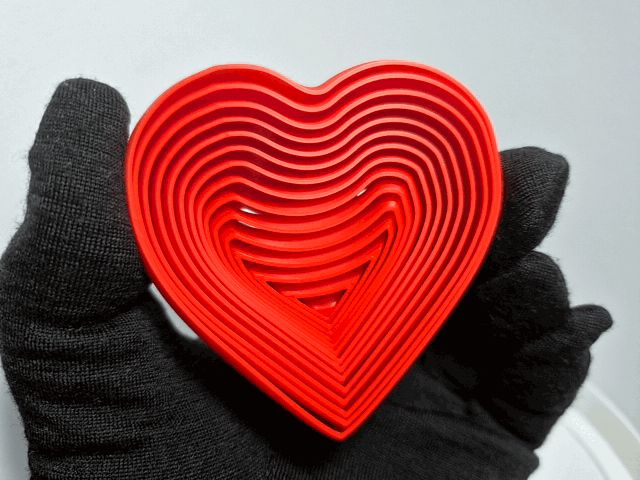 Living Heart Fidget | Kinetic Print-in-Place Heart