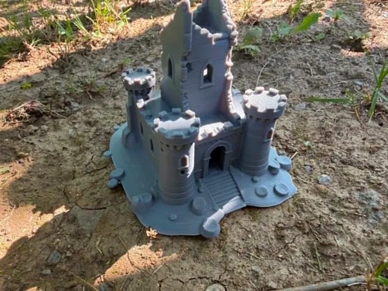 Ruins of a historic castle