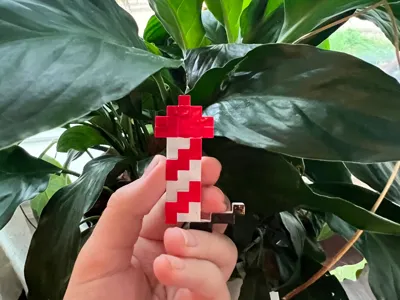 Mini Minecraft Firework Rocket