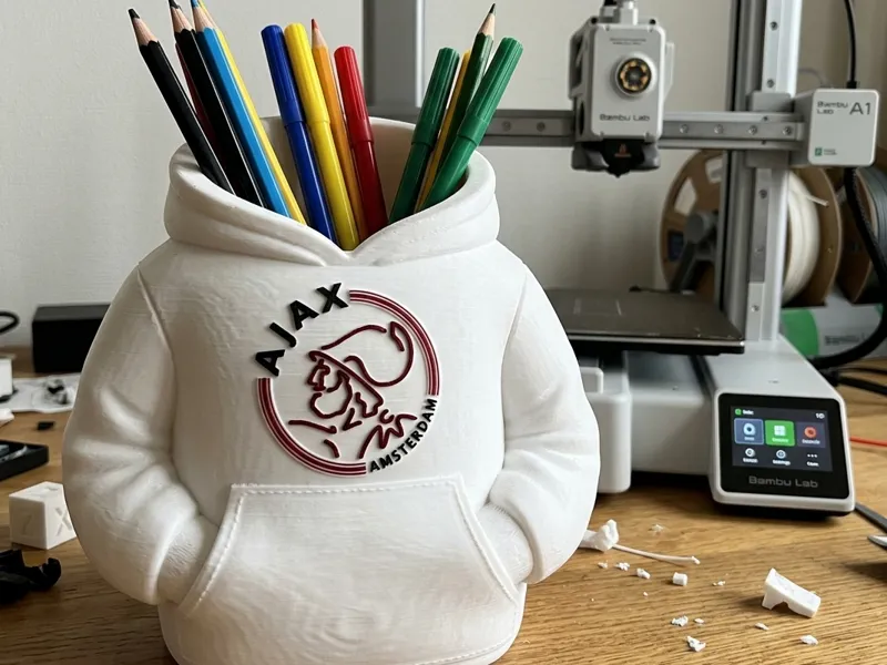 AJAX AMSTERDAM HOODIE PEN HOLDER ORGANIZER