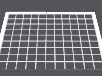 Baseplate for drawers 500x396mm 11x9