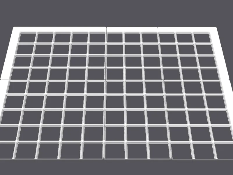 Baseplate for drawers 500x396mm 11x9