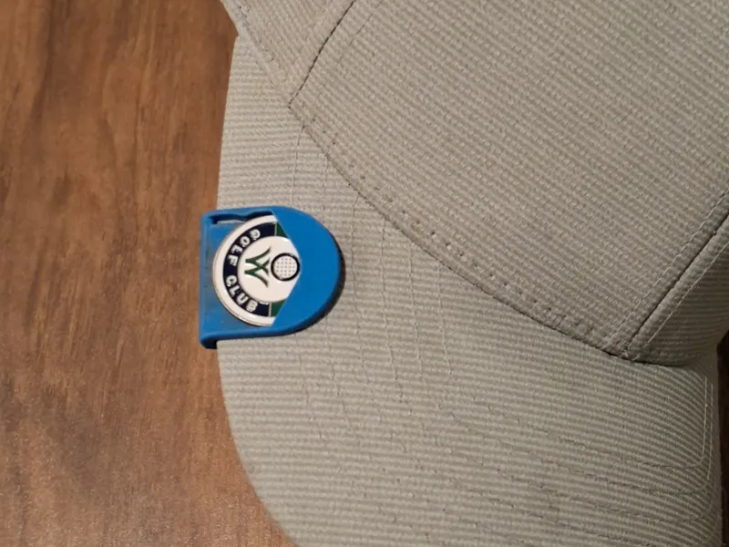 Golf cap & hat clip for markers (no magnet needed)
