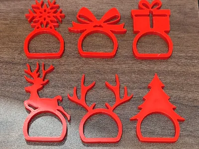 Christmas Gala Napkin Rings
