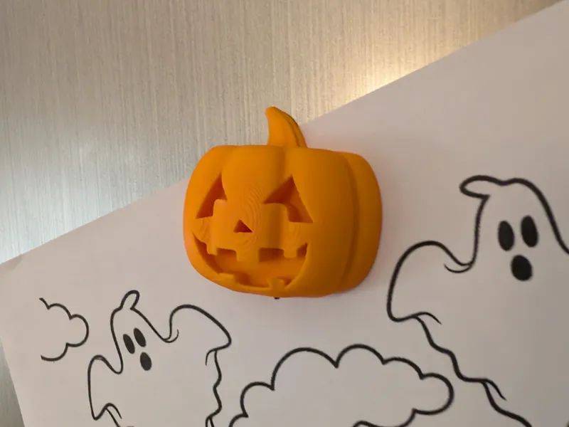 Pumpkin Fridge Magnet
