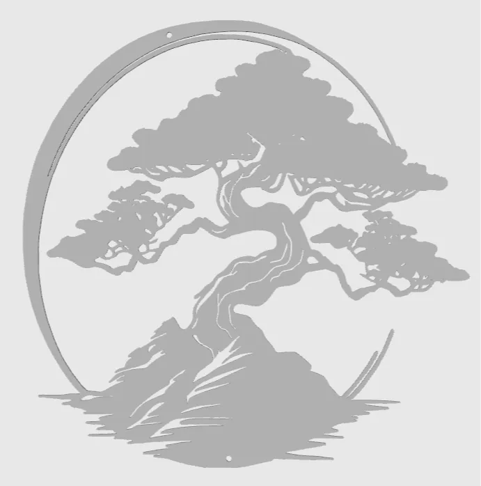 Bonsai Wandkunst