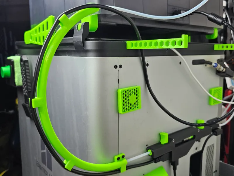 X1C AMS PTFE + Cord Guide