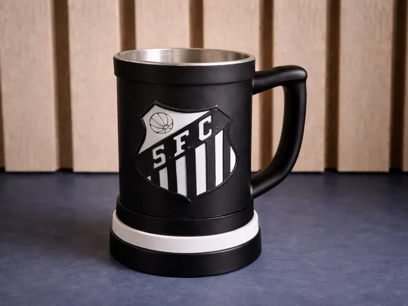 TAZA CHOPP CERVECERO 500 ML SANTOS FC
