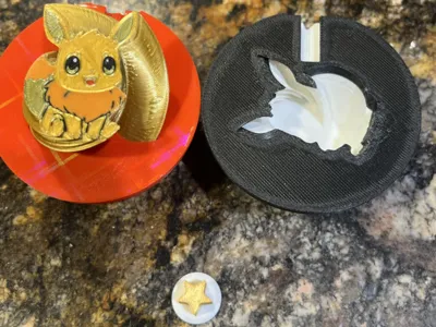 Eevee Pokeball Puzzle + Hidden Vortex Fidget