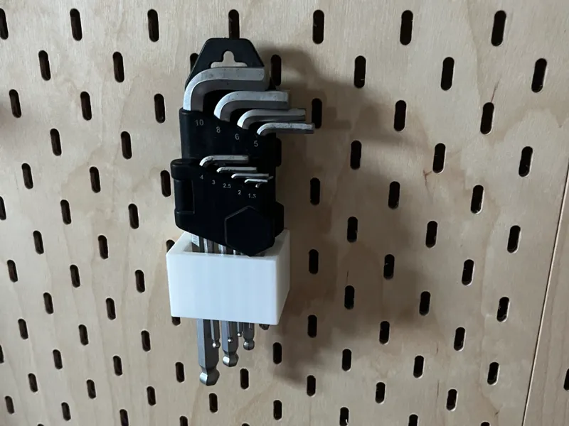 Skadis allen key holder