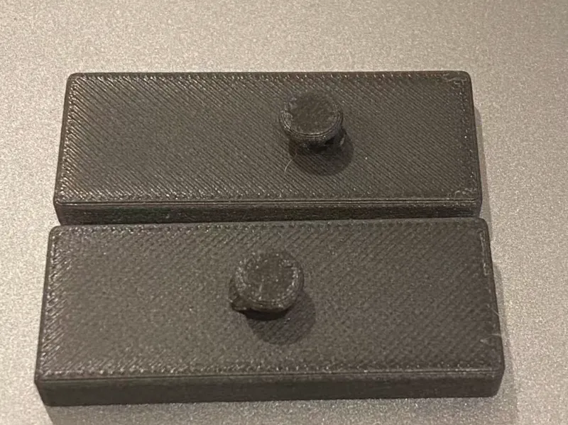 Keyhole Mounting Button