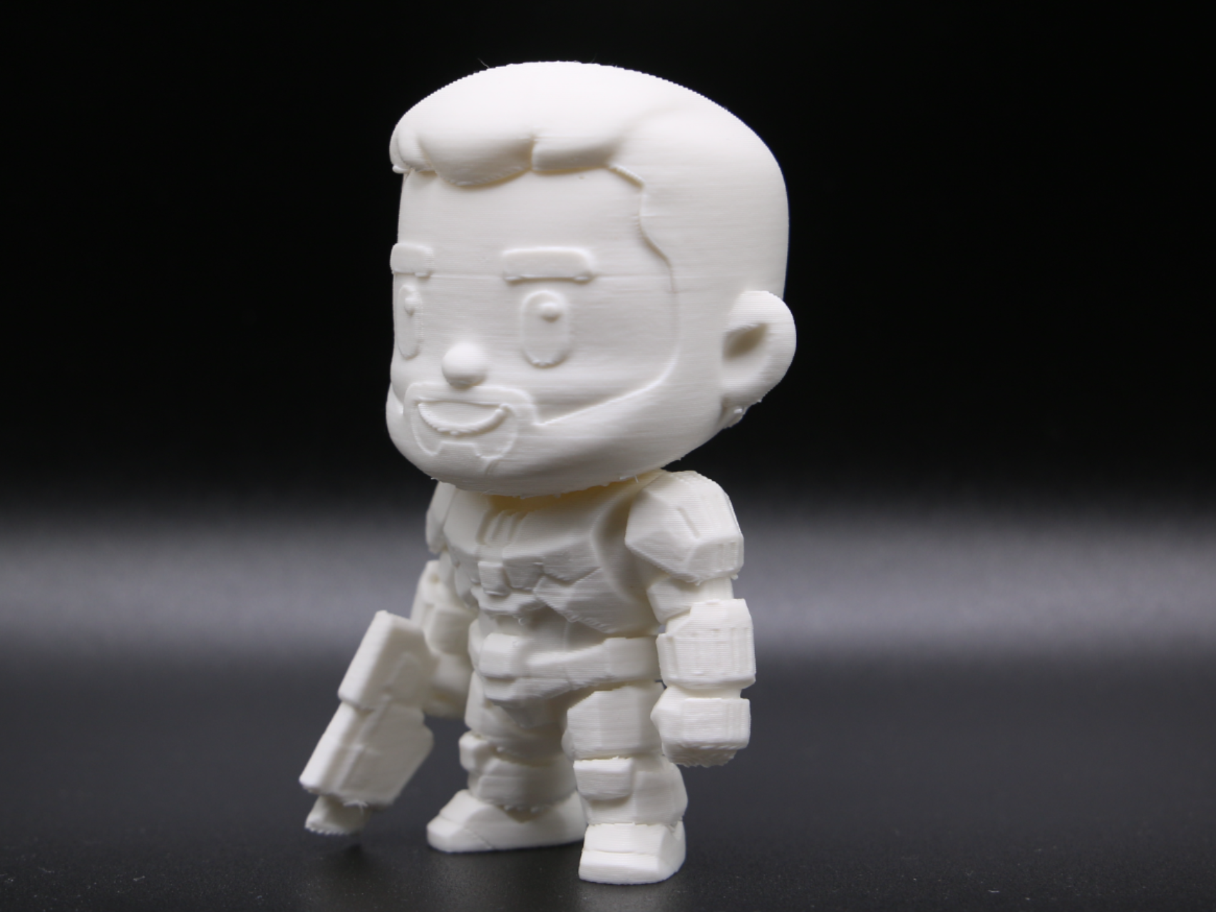 Chibi Halo Master Chief - Acryl Painting