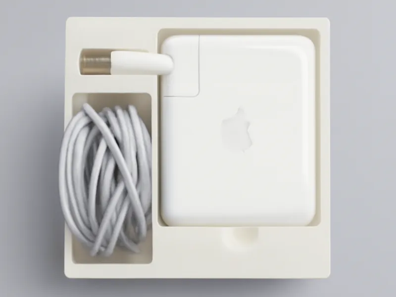 Caixa Porta Carregador e cabo Apple MacBook